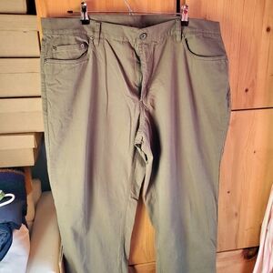 MEC Men's Green Organic Cotton Hiking Pants Size 42